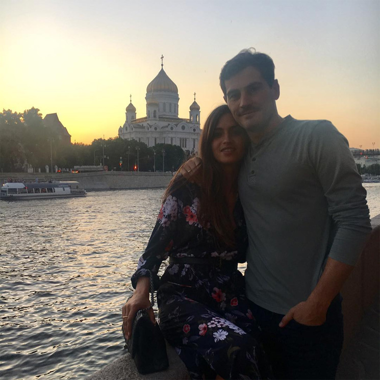 Sara Carbonero comparte su foto más romántica con Iker Casillas desde Moscú