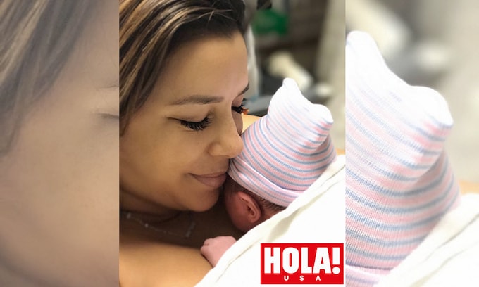 Exclusiva en HOLA! USA: Primeras imágenes de Eva Longoria con su primer hijo