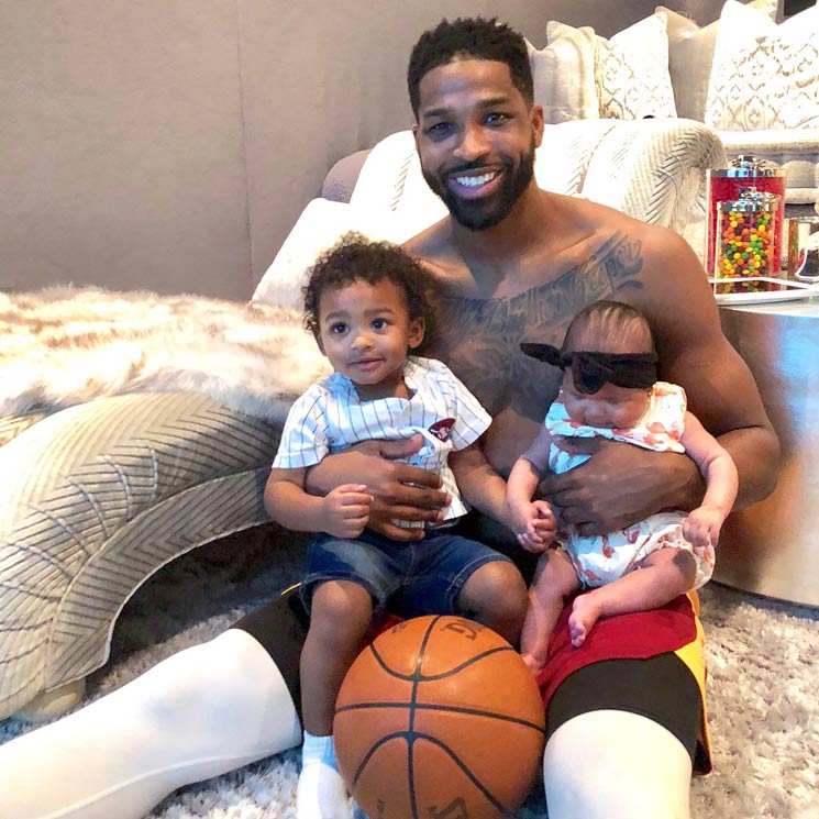 Tristan Thompson, primer posado con True, la hija que tiene con Khloé Kardashian