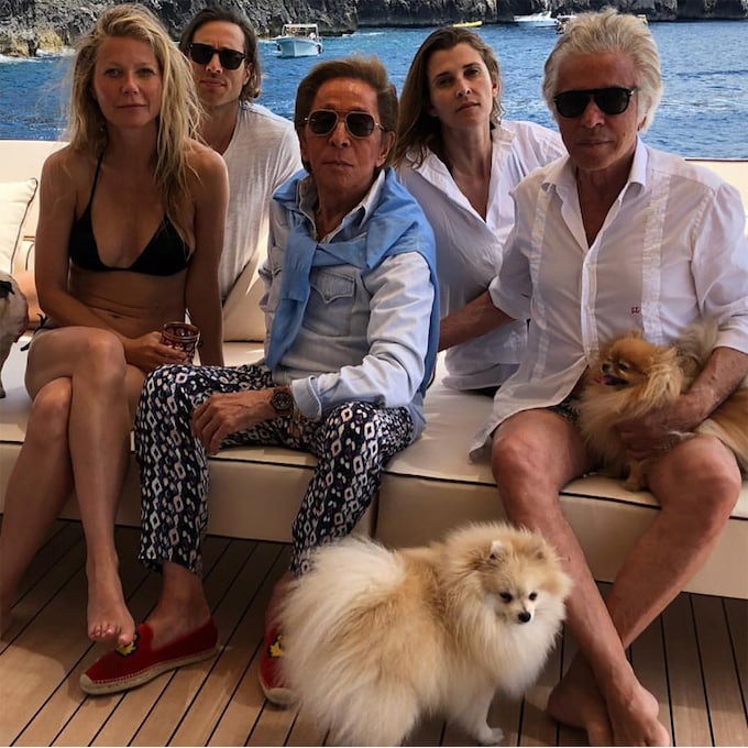 Gwyneth Paltrow y Brad Falchuk disfrutan de un fin de semana en Capri junto a Valentino