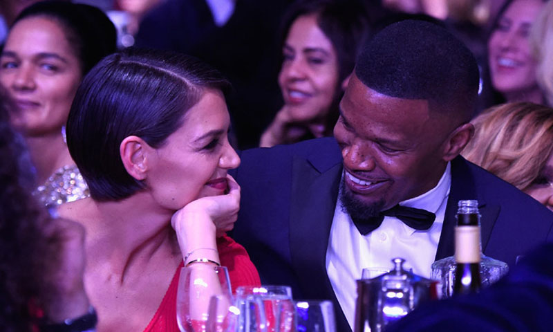 Katie Holmes niega su ruptura con Jamie Foxx