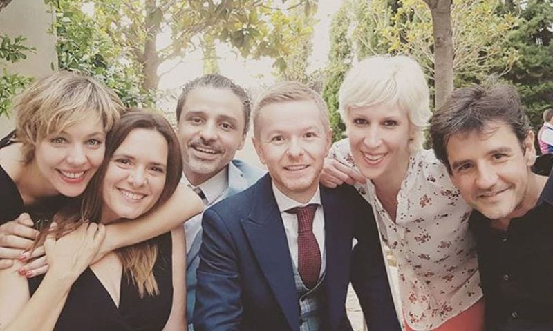 El inesperado reencuentro de 'Compañeros' en la boda de uno de ellos