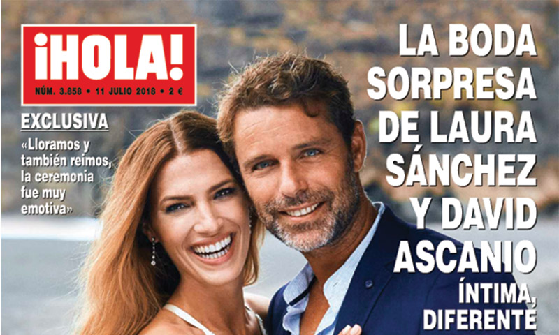 Exclusiva en ¡HOLA! La boda sorpresa de Laura Sánchez y David Ascanio