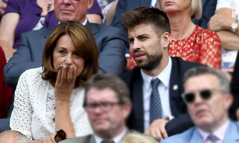 ¿Qué hacían juntos Gerard Piqué y la madre de la duquesa de Cambridge?