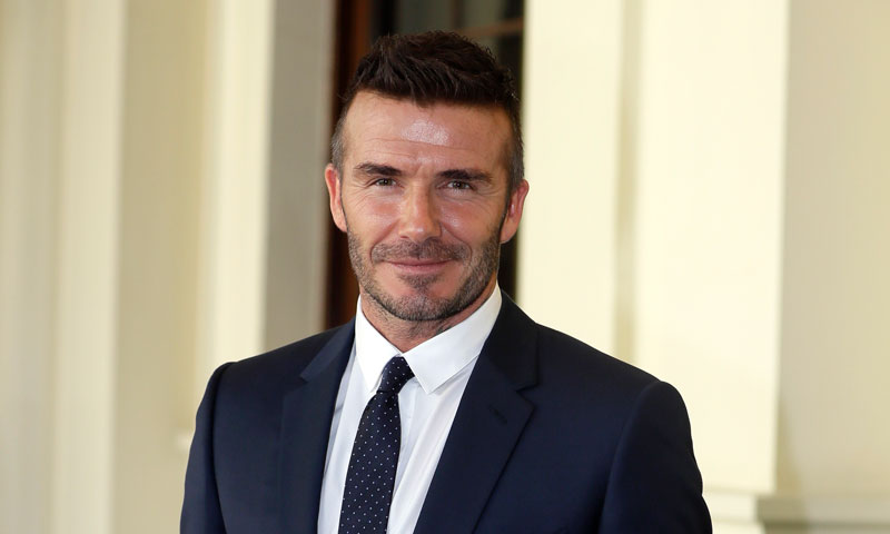 David Beckham en verano