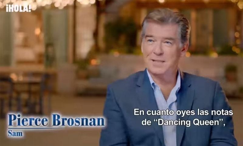 La divertida reacción de Pierce Brosnan al entonar 'Dancing Queen' de ABBA