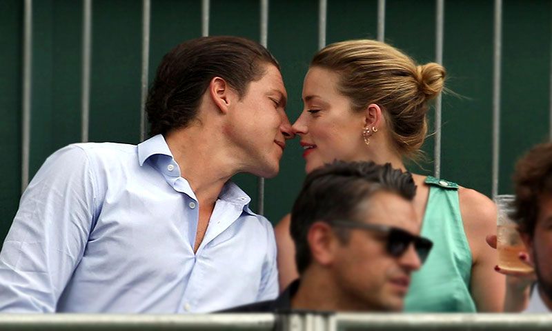 Amber Heard y Vito Schnabel confirman su relación en Wimbledon