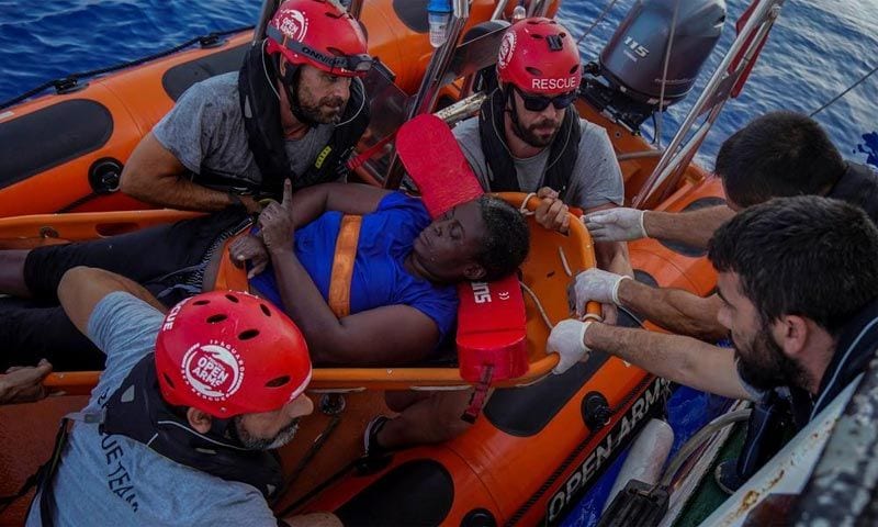 Marc Gasol participa con una ONG en el rescate de una inmigrante