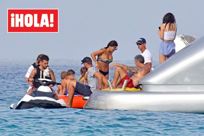 Daniella Semaan, de vacaciones con la familia de Leo Messi