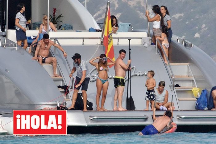 Daniella Semaan, de vacaciones con la familia de Leo Messi