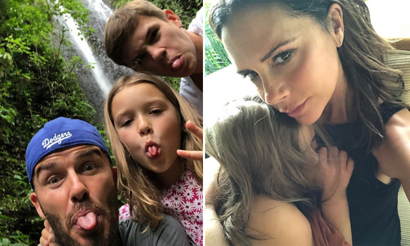 Tras el susto, los Beckham comparten las imágenes más idílicas de sus vacaciones en Bali