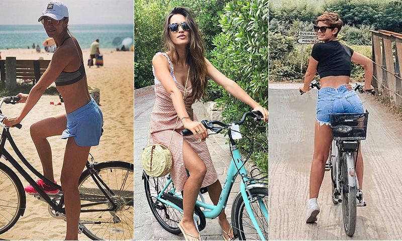 Las bicicletas son para el verano y estas 'celebs' lo demuestran