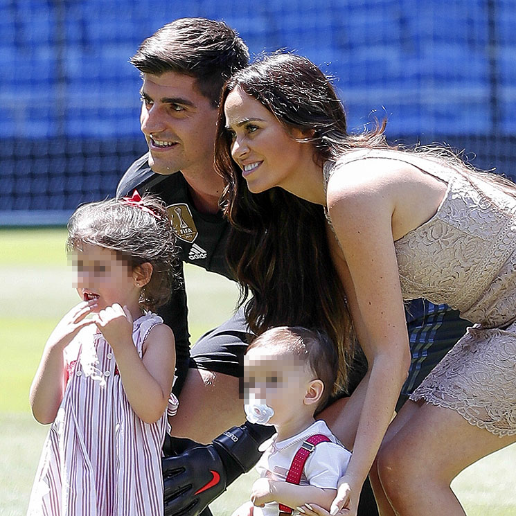 La excelente relación de Courtois con la española Marta Domínguez, madre de sus dos hijos