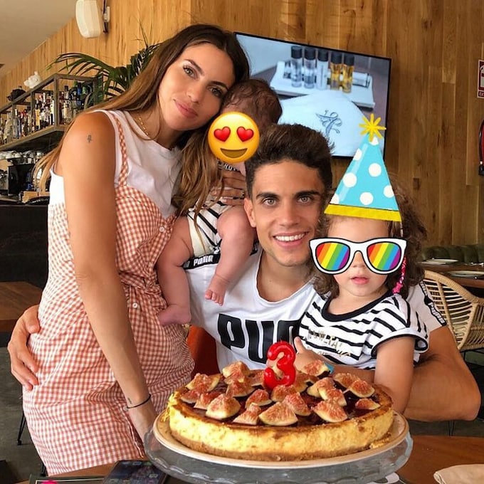 Así de felices han celebrado Melissa Jiménez y Marc Bartra el cumpleaños de su hija Gala
