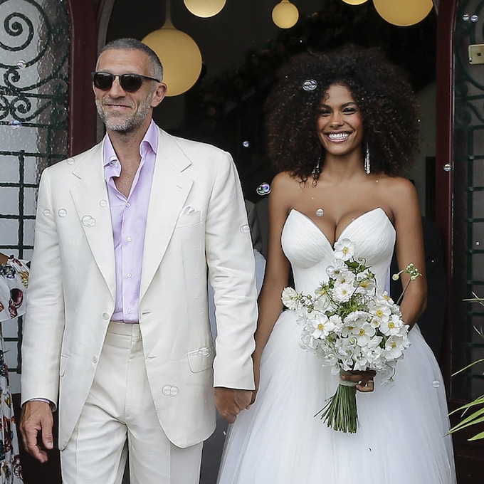 La boda del actor Vincent Cassel con una modelo treinta años más joven que él