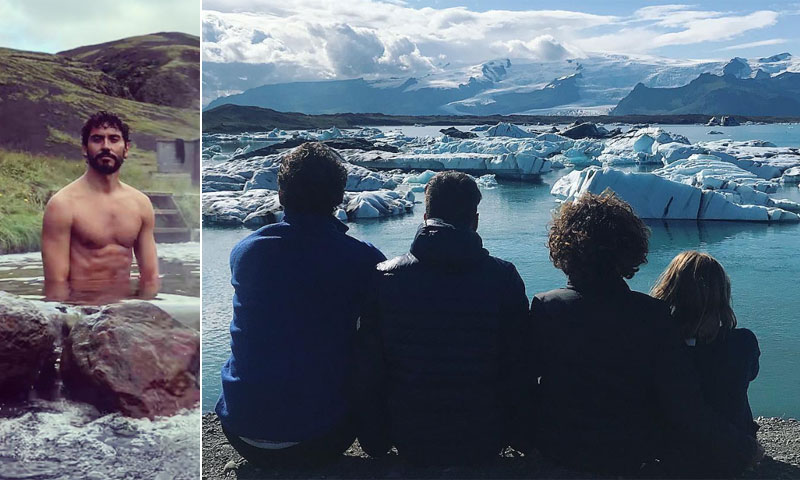 El espectacular viaje de Paco León con su familia a Islandia
