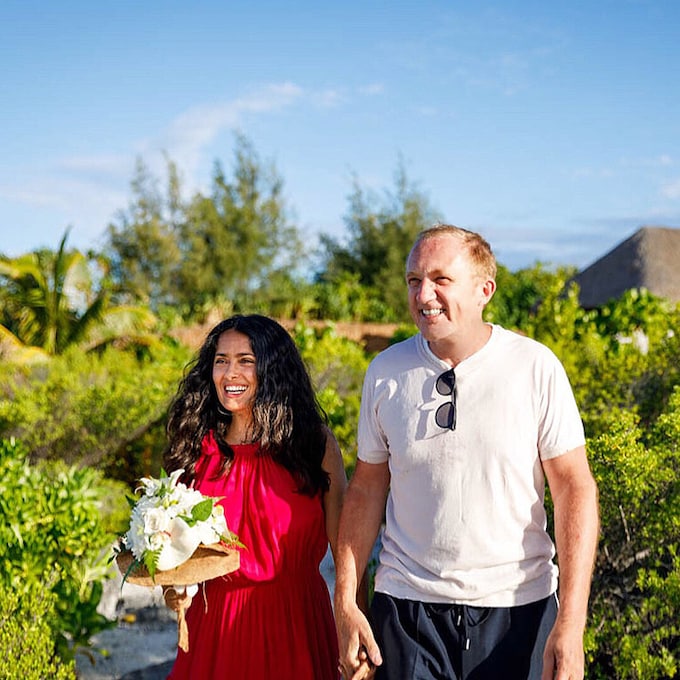La boda sorpresa de Salma Hayek y Francois-Henri Pinault en Bora Bora