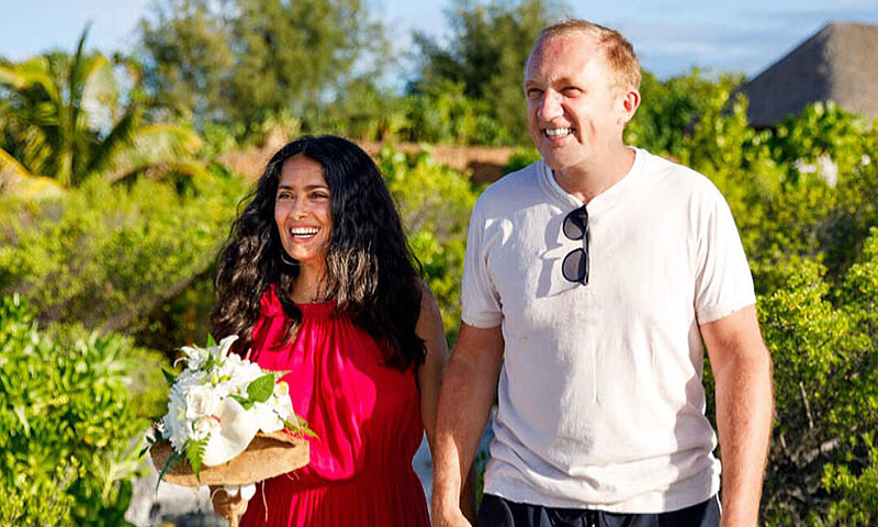 La boda sorpresa de Salma Hayek y Francois-Henri Pinault en Bora Bora