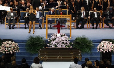 Muchos rostros conocidos dan el último adiós a Aretha Franklin