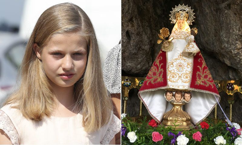 La 'Santina' lucirá un manto rojo ante la Princesa Leonor el próximo sábado