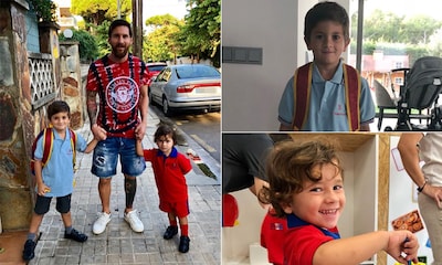 Leo Messi comparte la vuelta al cole de sus hijos Thiago y Mateo