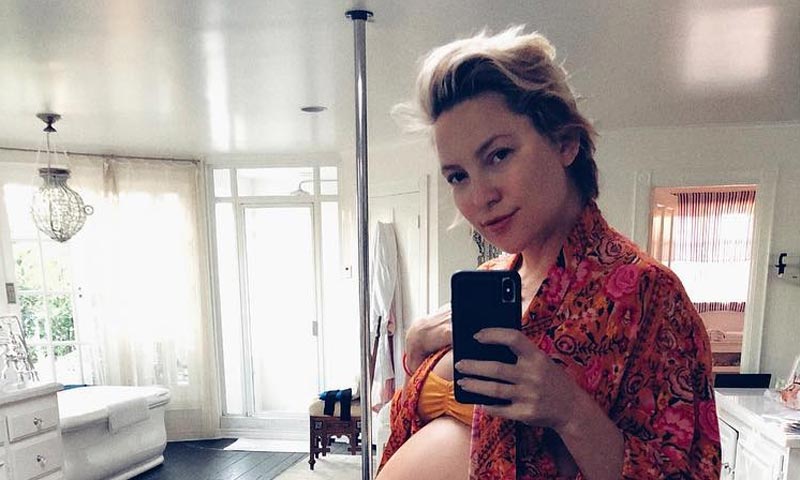 Kate Hudson, a punto de tener en brazos a su tercer bebé