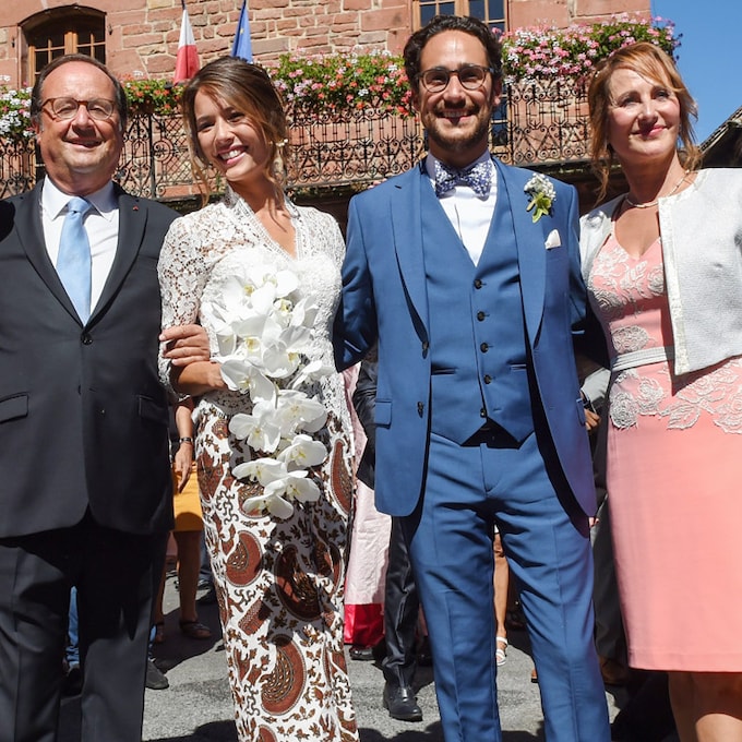 François Hollande se reencuentra con su ex, Ségolène Royal, en la boda de su hijo