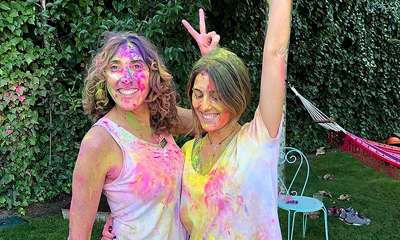 En familia y con mucho color: Paz Padilla celebra con una divertida fiesta su cumpleaños