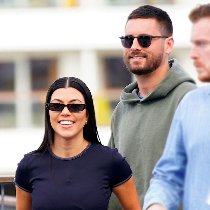 Kourtney Kardashian y Scott Disick vuelan con sus hijos a Nueva York 