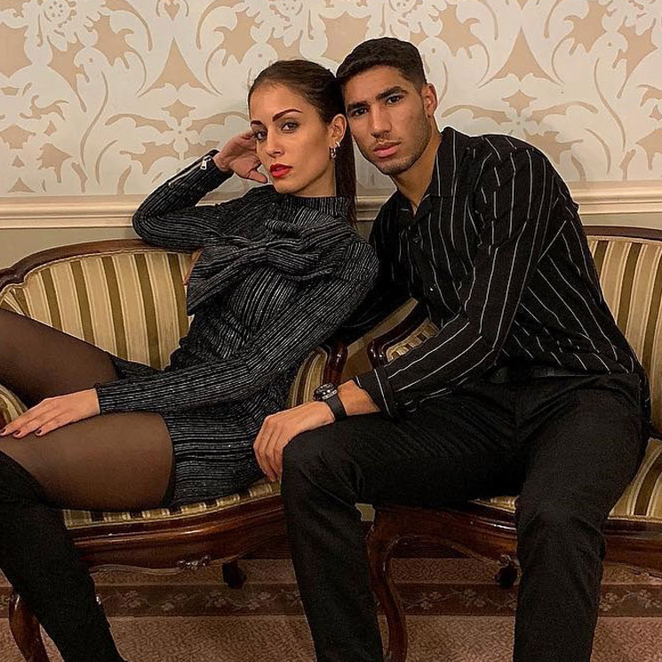 Hiba Abouk y el futbolista Achraf Hakimi confirman su noviazgo