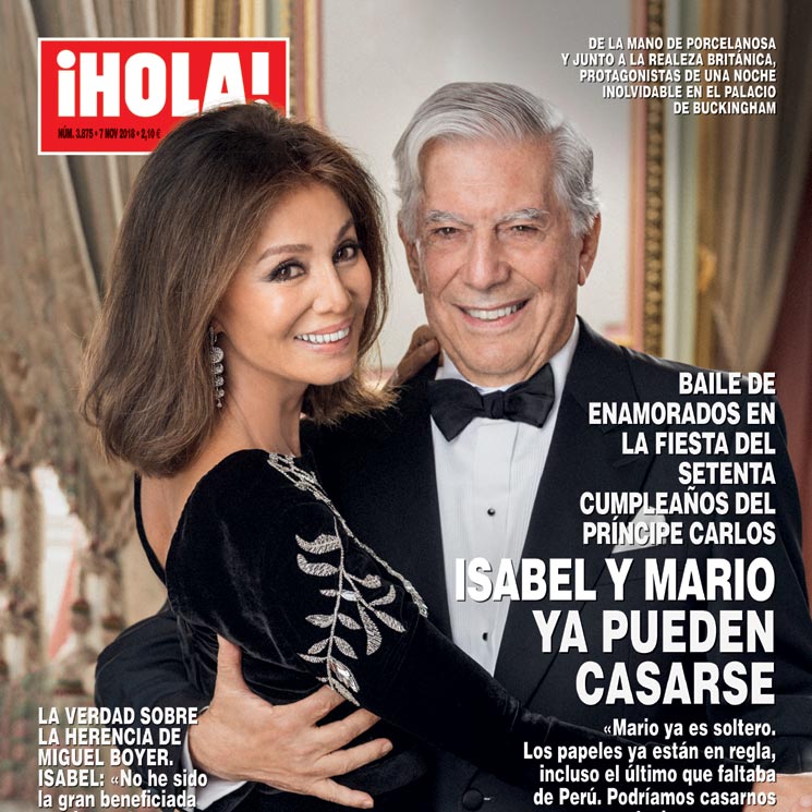En ¡HOLA!, Isabel Preysler y Mario Vargas Llosa ya pueden casarse