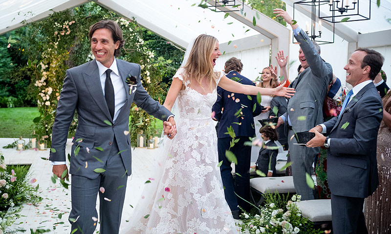 Gwyneth Paltrow comparte las primeras imágenes de su romántica boda con Brad Falchuk