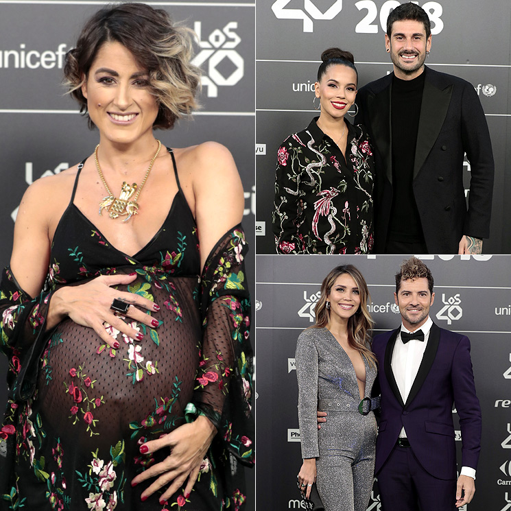 FOTOGALERÍA: 'Baby boom' en la alfombra roja de los premios 40 Principales