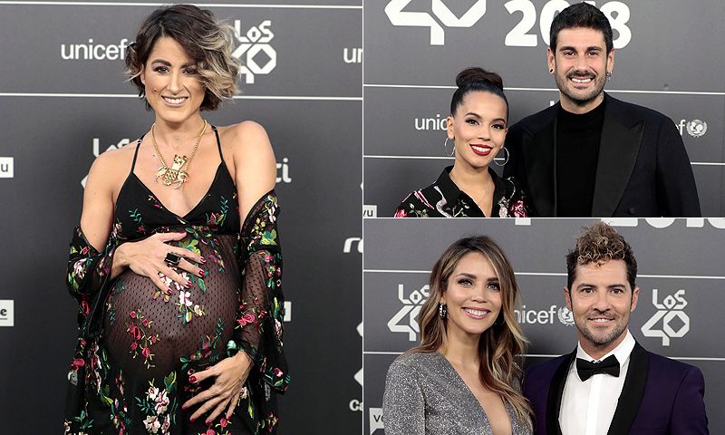 FOTOGALERÍA: 'Baby boom' en la alfombra roja de los premios 40 Principales