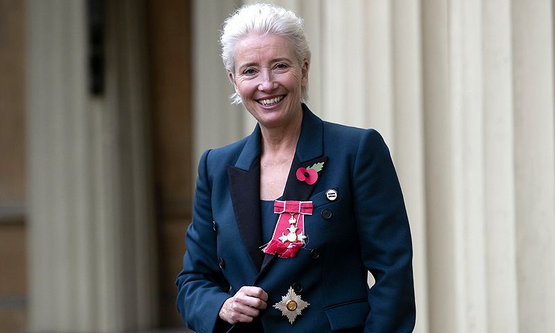 La simpática pregunta de Emma Thompson al príncipe Guillermo después de que le otorgara un título