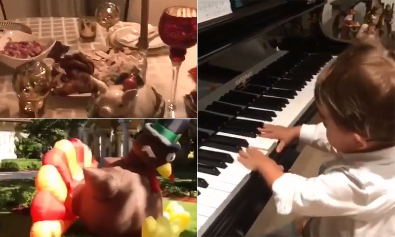 María José Suárez presume del talento musical de su hijo en su primer Acción de Gracias en Miami