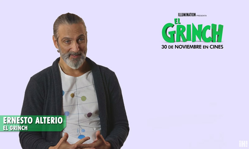 La divertida sesión de doblaje de Ernesto Alterio como 'El Grinch'