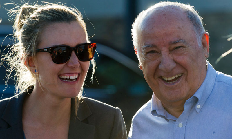 Amancio Ortega y Marta Ortega