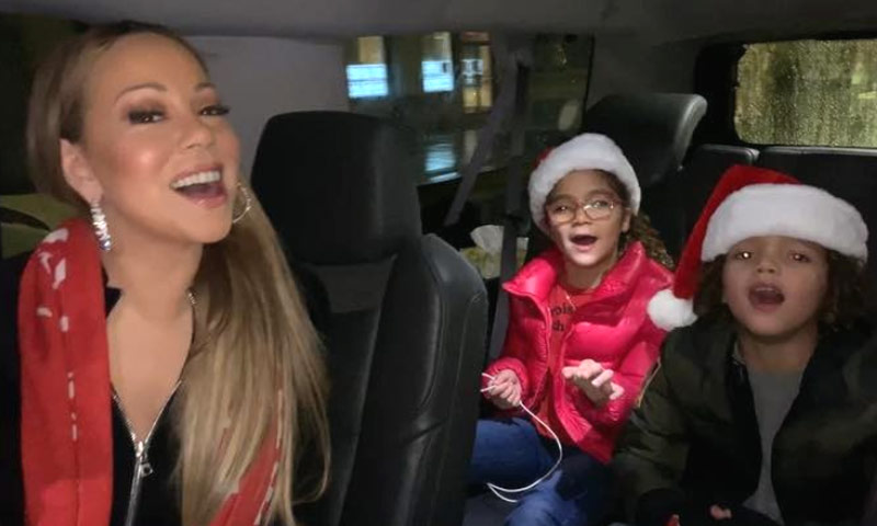 'All I want for Christmas is you!', el adorable vídeo de Mariah Carey cantando con sus hijos