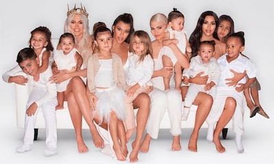 A última hora y con sus hijos como protagonistas: las Kardashian comparten su esperada postal