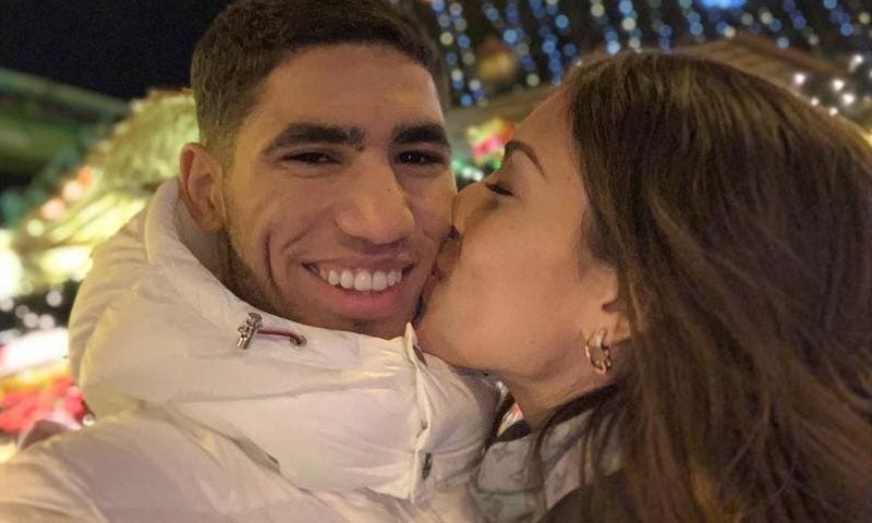 La escapada más exótica de Hiba Abouk y Achraf Hakimi en sus primeras navidades juntos