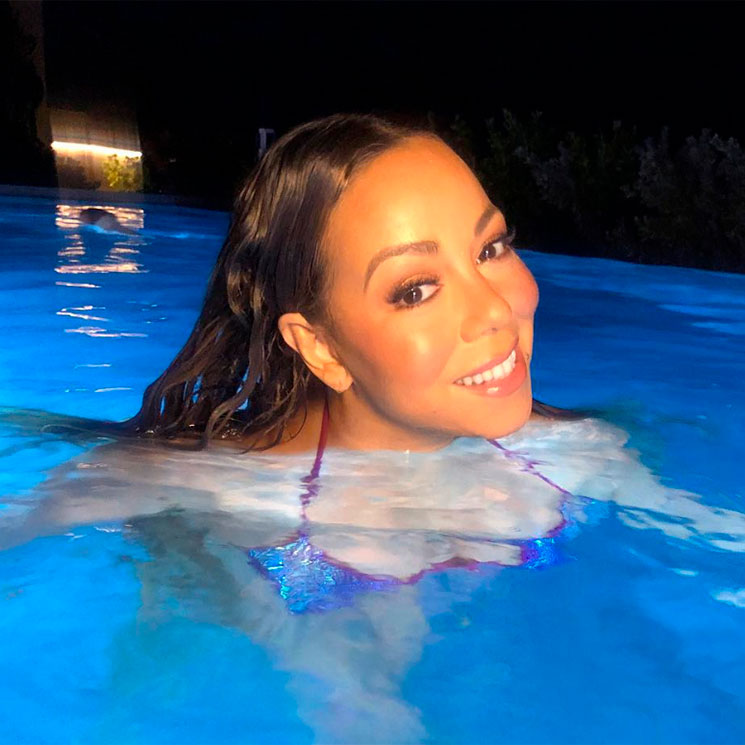 El espectacular posado en bikini de Mariah Carey