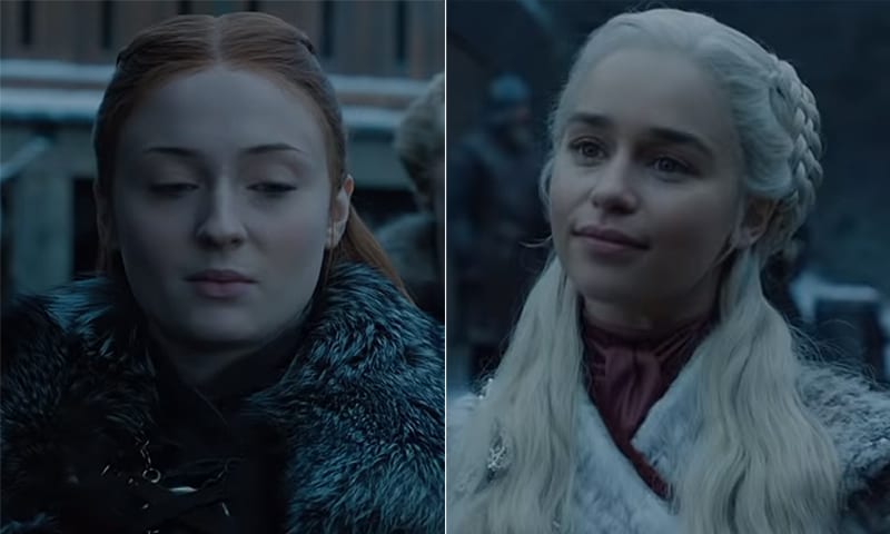 Sansa Stark y Daenerys, cara a cara en el primer vídeo de la última temporada de 'Juego de Tronos'