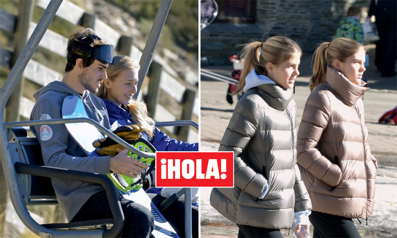 Fotografías exclusivas en ¡HOLA!: los hijos de Julio Iglesias y Miranda, divertidas vacaciones en Sierra Nevada