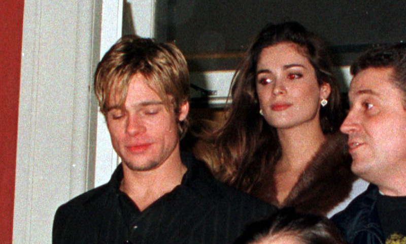 Las fotografías del encuentro de Mar Saura y Brad Pitt en 1997