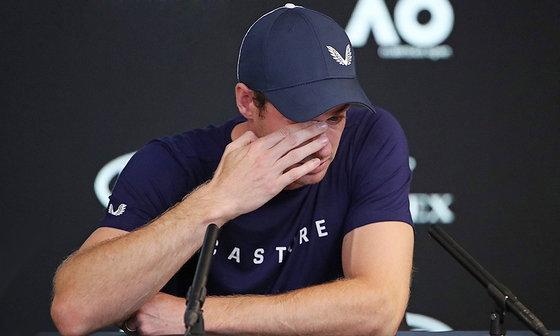 Las lágrimas de Andy Murray al anunciar su retirada