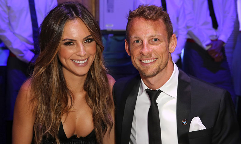 Jenson Button, expiloto de Fórmula Uno, anuncia su próxima paternidad con esta simpática imagen