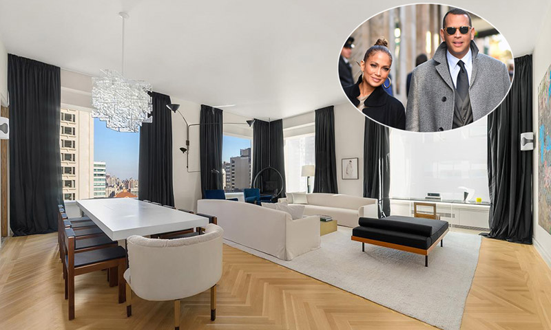 Fotogalería: Entramos en el lujoso apartamento que Jennifer López y Álex Rodríguez venden en Nueva York por 15 millones de euros