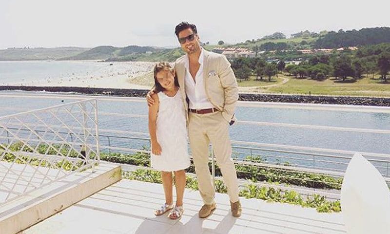 ¡Intercambio de papeles! El tierno momento de David Bustamante con su hija