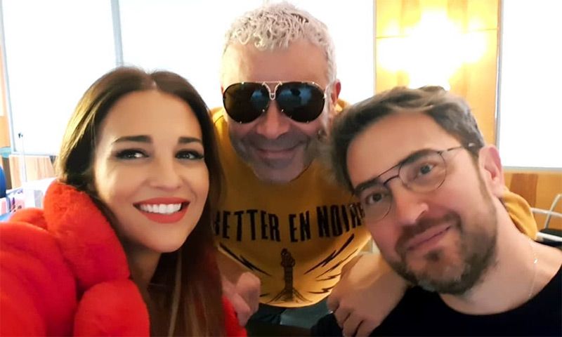 La razón por la que Paula Echevarría, Jorge Javier Vázquez y Màxim Huerta casi pierden el tren